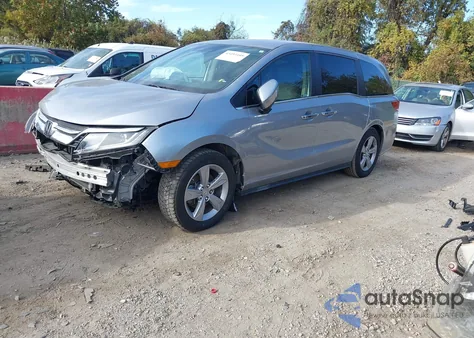 2019 Honda Odyssey Ex-L from USA, damaged, VIN 5FNRL6H73KB138607